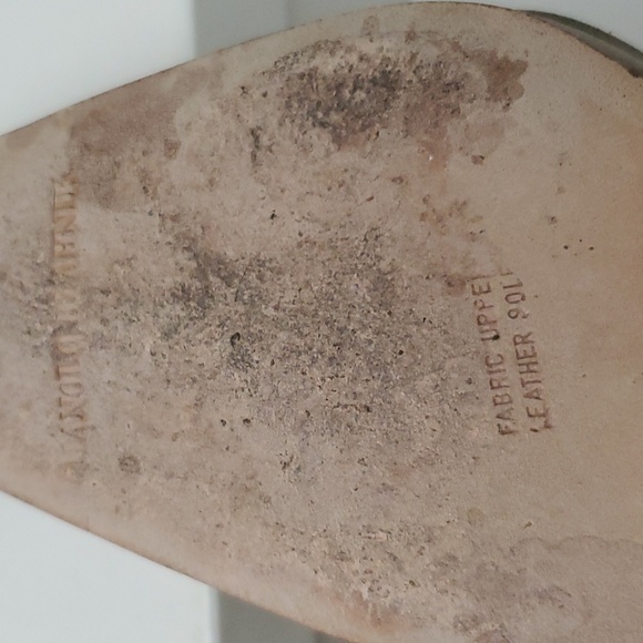 VTG Manolo Blahnik Crystal Satin Slingbacks in box- Carolyne 90s Mary Jane Esque - Picture 11 of 17